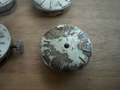 🔴 Meccanismi e quadranti orologi da polso donna vintage ricambi movimenti 10PZ