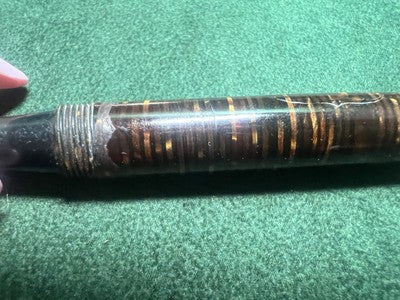 Anchor Pen Fountain Pen Celluloid Push Button Pen Original Gold Vintage