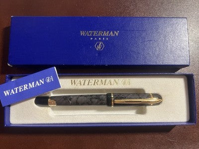 Waterman Stylo-Plume à Bille Marbré Phileas Recharge Rollerball Avec Trousse