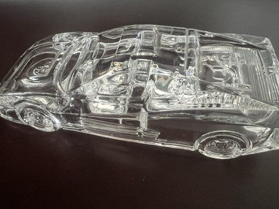 Ferrari Modell Auto Glas Dreidimensional 1:25 Briefbeschwerer Schreibtisch 