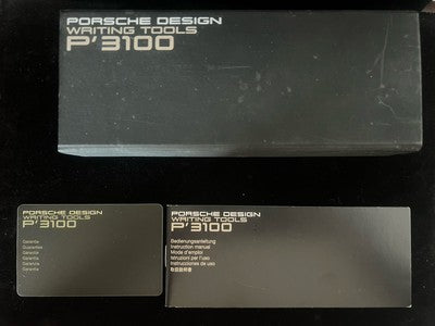 🔴 PORSCHE DESIGN penna sfera P 3100 e matita garanzia ed astuccio NOS