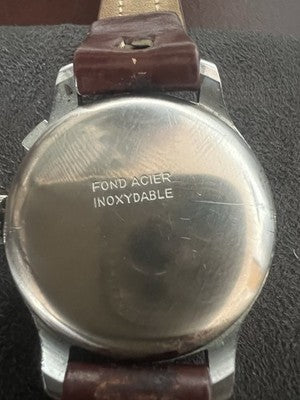 POSTALA Landeron 48 Bicompax Chronograph Rare Original Working Vintage '40