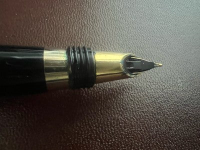 🔴 MATSURI penna stilografica BBA lacca nera anelli ricambio Vendome Parigi