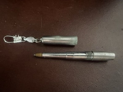 🔴 LINDY USA penna a sfera dorata + mini-penna retrattile in metallo con gancio