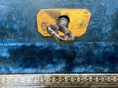 Jewelery Box Victorien Coffre Avec Serrure 1800 Vintage Dress Box 