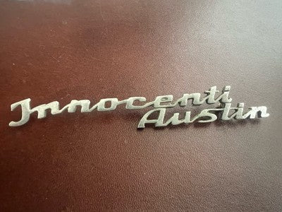Coat of Arms Innocenti Austin Print Emblem Logo Dashboard Vintage
