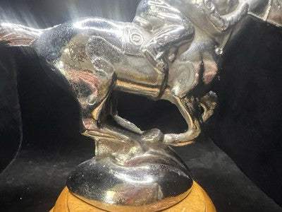 Red Mascot Horse RAMPANT Trophy Vintage Equestrian