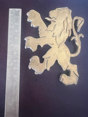 🔴 PEUGEOT stemma auto emblema fregio targhetta ferro vintage