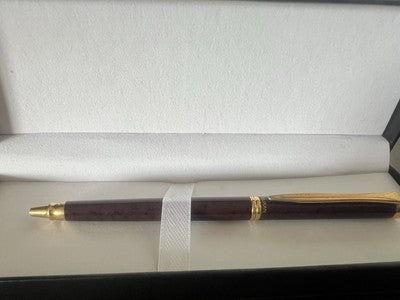 🔴 PELIKAN penna sfera Classic Burgundy lacca multicolore scrive vintage