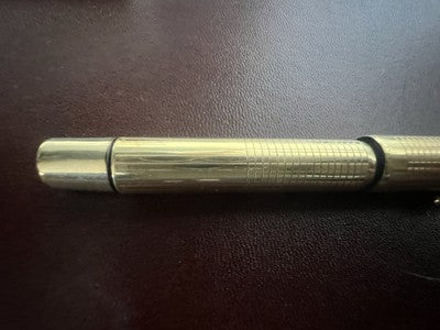Record Stylo-Plume Stylo à Plume Stylo Plume Or 14KT Bouton Écrit Vintage B