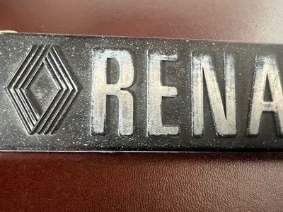 🔴 RENAULT 4 F6 stemma auto emblema fregio targhetta VINTAGE