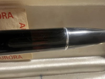 🔴 AURORA penna stilografica 88 pistone pennino ORO M scrive vintage 565435