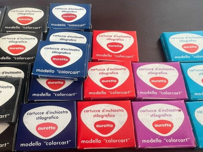 Auretta Aurora Cartouches Stylo-Plume Stylo à Plume Violet Rouge Bleu Noir 23 