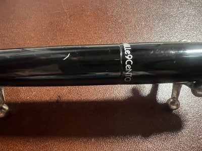 MILLE9CENTO Stylo-Plume Stylo à Plume Laque Noire Et Argent M A Cartouche Cru