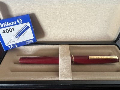 Montegrappa Pen Fountain Pen Bordeaux A Piston Marking Vintage