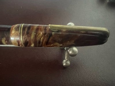 🔴 Penna stilografica celluloide pennino aereodinamico scrive vintage '50