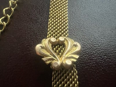 Kette Montre Poche Victorienne Avec Sceau Vierge Pinchbeck Antique 1800 N5 