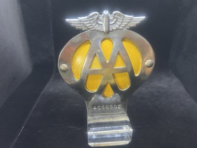 🔴 Mascotte AA Trofeo Associazione Automobili REGNO UNITO numero matricola UK