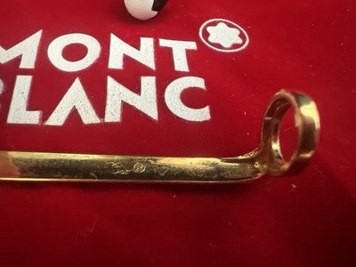 🔴 MONTBLANC penna sfera CLIP E TESTINA Meisterstück PIX ricambio originale