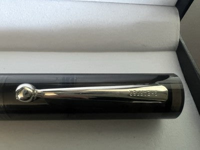 🔴 SHEAFFER penna stilografica grigia a cartuccia pennino F No Nonsense vintage