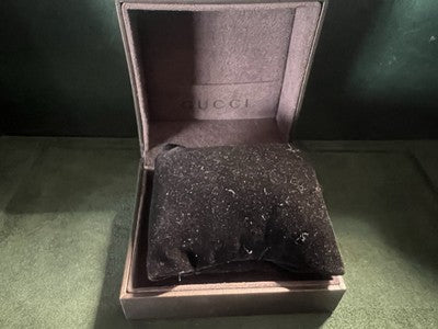 🔴 GUCCI box scatola orologio bracciale astuccio cofanetto custodia con cuscino