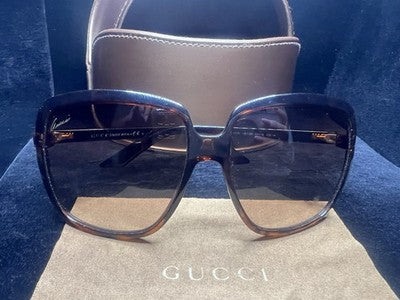 🔴 GUCCI occhiali donna sole GG 3108/S HBT9M tartarugati lenti sfumate