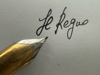 🔴 PINEIDER penna stilografica bordeaux con profili ARGENTO 925 pennino M