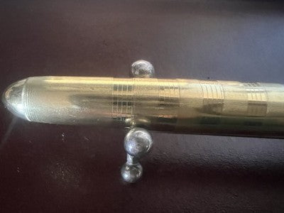 🔴 ZENITH EXTRA stilografica placcata ORO 18K cesellata button filler vintage