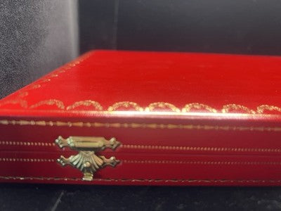 🔴 CARTIER custodia gioielli orologi Panthere REF. PLST 5098 vintage ORIGINALE