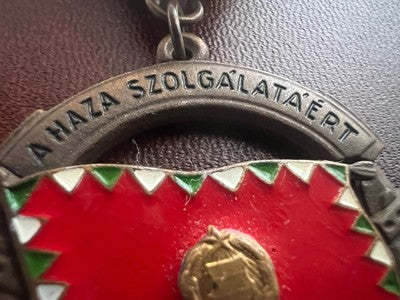 🔴 Medaglia di servizio UNGHERESE AL MERITO in patria di bronzo con lustrino