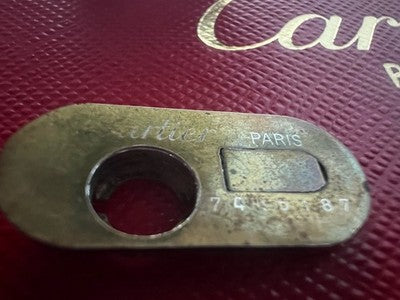 🔴 CARTIER Must accendino parti interne originali vintage numerate Paris