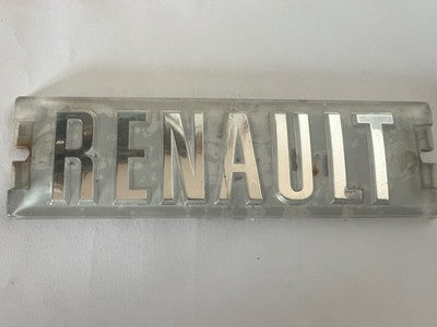 🔴 RENAULT stemma auto emblema fregio targhetta VINTAGE ANNI 1970