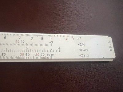 🔴 Regolo calcolatore ARISTO 929 PROFESSIONALE grande con custodia vintage