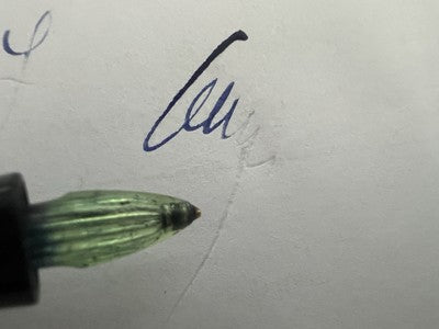 🔴 TROPEN GOLD penna sfera 225 carica inchiostro a pistone scrive vintage 1950