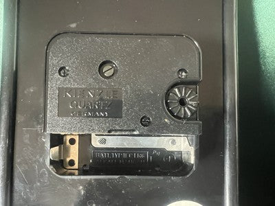 🔴 BRIO TIME Wanduhr mit Barometer und Hygrometer, schwarz, Eisen, Vintage 