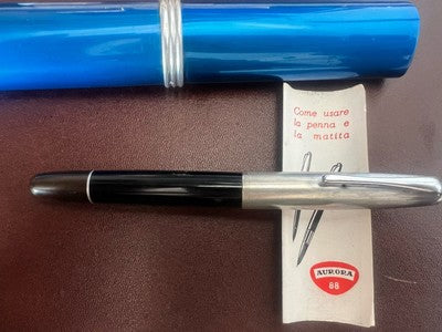 Aurora Pen Fountain Pen 88 Piston Nikargenta Pen Gold Vintage 716877 