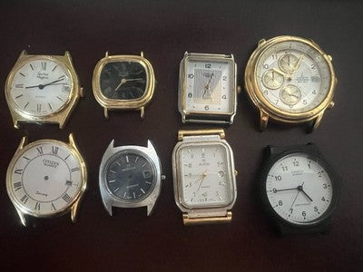 Movements Watches Citizen Casio Mondia Avion to Repair Parts Spare Parts 8Pz 
