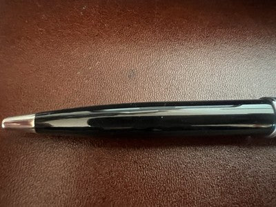 Montegrappa Stylo-Plume Sphère Fortuna Noire Avec Garantie Ed Trousse Nouvelle