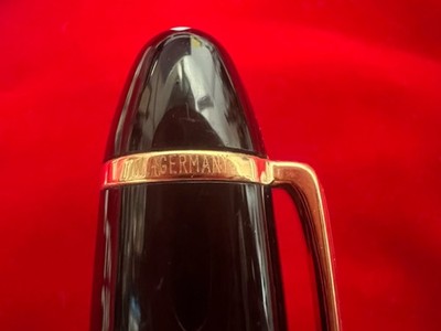 🔴 MONTBLANC Meisterstuck 146 fountain pen GOLD nib M instructions box