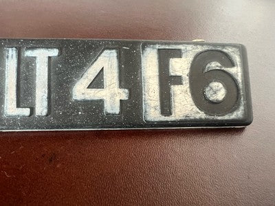🔴 RENAULT 4 F6 stemma auto emblema fregio targhetta VINTAGE