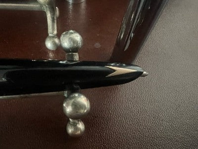 🔴 Penna stilografica pistone e sfera con punta a freccia Design vintage ’60 G