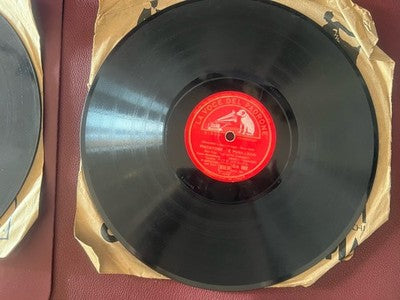 🔴 Dischi LA VOCE del PADRONE 78 giri ceralacca Tito Schipa Guardame grammofono