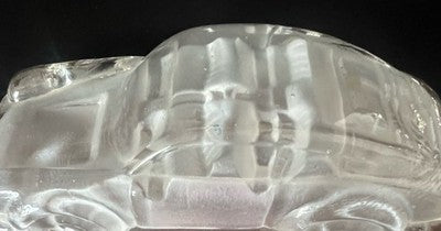 🔴 PORSCHE 911 modellino auto vetro tridimensionale 1:24 fermacarte scrivania