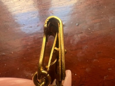 Chain Pocket Watch Victorian Chatelaine Seal Pinchbeck Antique 1800 N.3