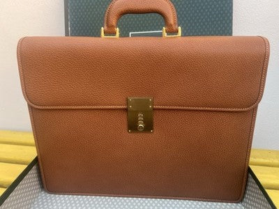 🔴 GUCCI borsa 24 Ore vera Pelle con chiusura a combinazione originale Vintage