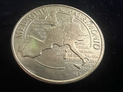 🔴 Medaglia Museo Calcio Coverciano Firenze Serie Medaglie Patrimonio Europeo