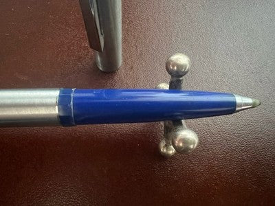 🔴 PENTEL penna PG 200 cromata refill ricaricabile vintage 1 GENERAZIONE