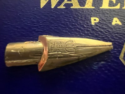 Waterman Stylo-Plume Stylo à Plume Stylo Plume Or 18 Carat Parties Recharge 