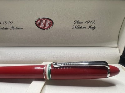 AURORA Ipsilon F Tricolor Anniversary Unit Italy Fountain Pen NOS 