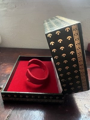 🔴 RADO box scatola orologio polso astuccio verde velluto raro 60 vintage